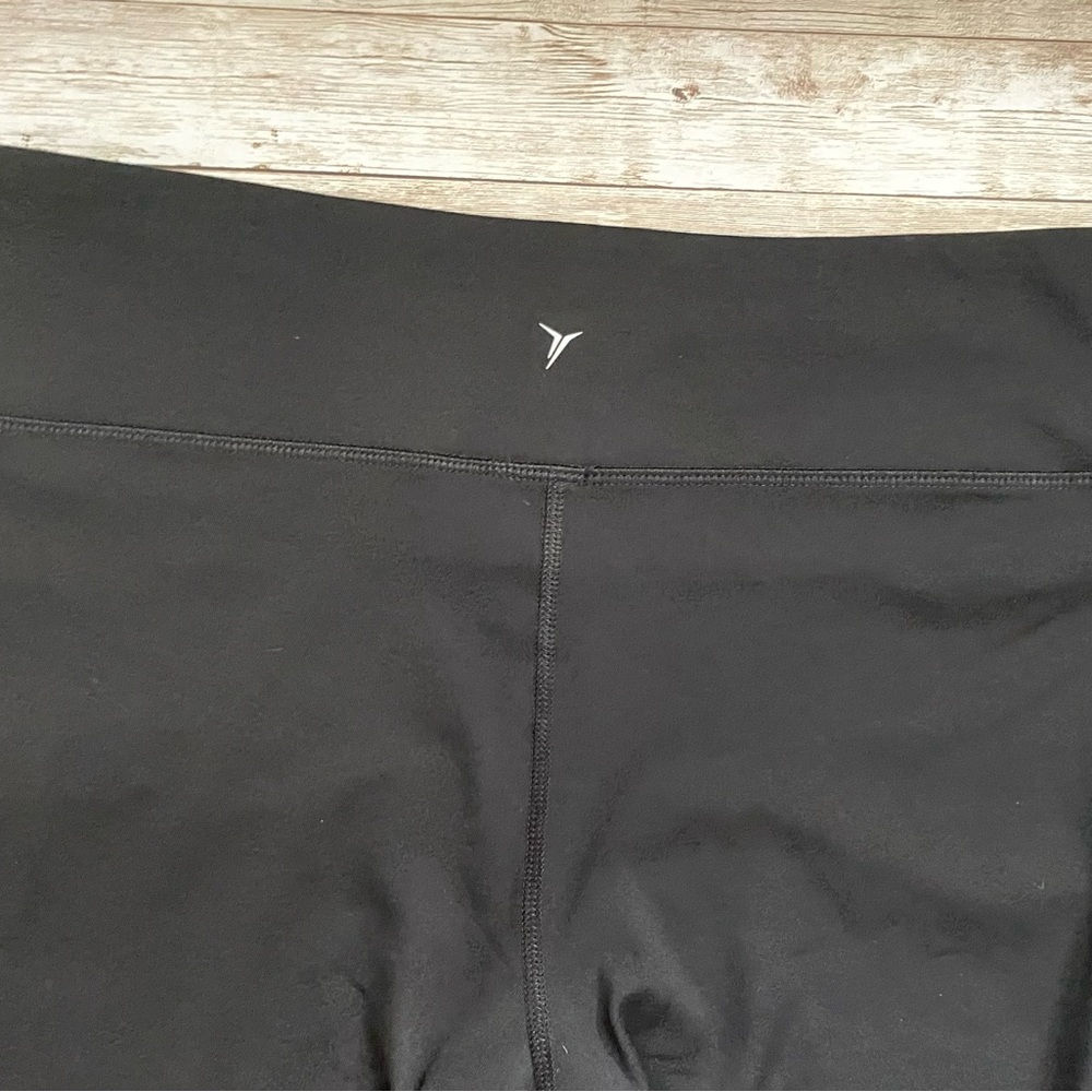 Old Navy Women's Mid-Rise PowerPress Leggings Black L 12-14 - Picture 9 of 15